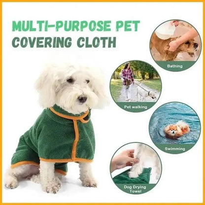 Pet Bathrobe Fast Drying Towel